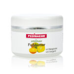 <p>Burro di mango e olio d'arancia</p>