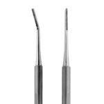 di cui una curva.Pulizia e Sterilizzazione: 	Pulire accuratamente il raschino.Se si utilizzano detergenti specifici