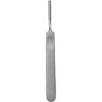 <p>Sgorbia fissa in acciaio inox autoclavabile.<br>Dotata di:</p><ul><li>manico piatto;</li><li>finitura satinata