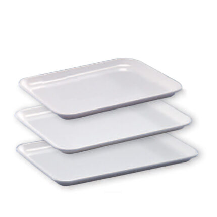 Vassoio in melanina economico l. 240 x p. 180 x h. 17 mmInfrangibile e resistente al disinfettante.