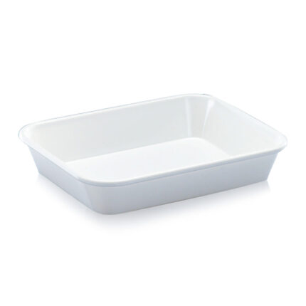 Vassoio in melanina economico l. 190 x p. 150 x h. 40 mmInfrangibile e resistente al disinfettante.
