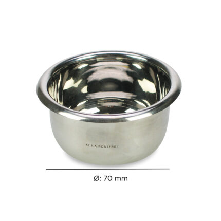 Ciotola di miscelazione in acciaio inox 70mm