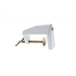 <p><strong>Morsetto da tavolo per lente</strong><br data-mce-fragment="1"><em><span data-mce-fragment="1">Bianco<br></span><br></em><span data-mce-fragment="1">Accessorio per lenti.<br>Ideale per il fissaggio della lente al bordo del tavolo.<br><br></span><strong>Specifiche tecniche<br></strong><strong>Colore</strong>: bianco<br><br><strong>Contenuto<br></strong>250057 - Morsetto da tavolo per lente<br></p>