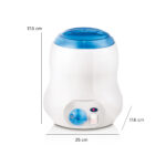 per il riscaldamento di cere depilatorie contenute in barattoli metallici da 800 ml;