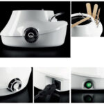 per il riscaldamento di cere depilatorie contenute in barattoli metallici da 800 gr;