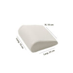 che alla cliente.Specifiche tecnicheDimensioni: 250 x 100 x 100 (h) mmPeso: 1 kgMateriale: Skai bianco.contenuto1 X 250537 (Cuscino poggiamani).