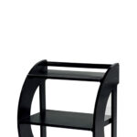 NeroElegante carrello a tre piani. Realizzato in finitura nera. Dotato di quattro ruote per un perfetto bilanciamento ed una facile movimentazione.Specifiche tecnicheDimensioni: 420 x 530 x 850 (h) mmPeso: 14 kgPortata massima: 30 KgColore: neroContenuto1 x 251500 (carrello)