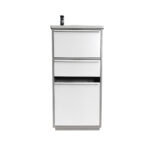 attrezzatura e altri oggetti. Include un alloggiamento specifico per il cestino. Necessita di allacciamento alla rete idrica.Specifiche tecnicheDimensioni: 470 x 470 x 935 (h) mmPeso: 43 kgDimensioni packaging: 52