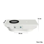 manopola di regolazione della potenza aspirante (verso destra ? e verso sinistra ?);