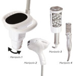 miorilassante e decontratturanteEffetto anti-ageViso:Effetto antiageMiglioramento delle rughe e linee di espressioneMiglioramento del tono e lassit&agrave;Effetto liftingSpecifiche tecniche:Quattro manipoli per il trattamento di differenti parti del corpo:Manipolo corpo con Touch Screen; tecnologia RF a pressione negativa rotante (vacuum)