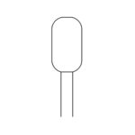 per calli e ipercheratosi.Fresa speciale in acciaio.Specifica per i trattamenti: