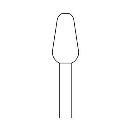 per unghie e callosità.Fresa speciale in acciaio.Punta a cono