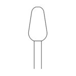 per unghie e callosità.Fresa speciale in acciaio.Punta a cono