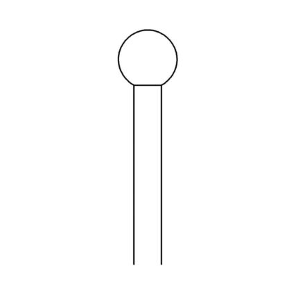   per callosità e unghie.Fresa in acciaio.Punta a sfera.Indicata per i trattamenti: