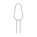   per callosità e unghie.Fresa in acciaio.Punta tonda.Specifica per trattare: