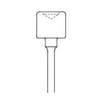 con la punta concavain acciaio