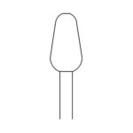 callosità e unghie.Fresa in acciaio.Fresa a cono.Punta lamellata.Specifica per i trattamenti :