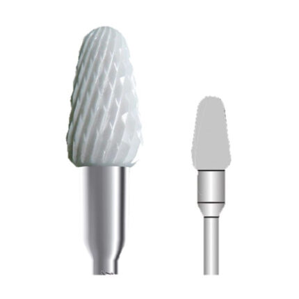 Fresa ceramica - Dentatura a XDentatura a x per un'elevata asportazione.Fresa in ceramica