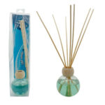 <div><img style="display: block; margin-left: auto; margin-right: auto;" src="https://cdn.shopify.com/s/files/1/0591/3834/3118/files/logo_air_fruit_480x480.jpg?v=1643108350" alt="" width="252" height="126" data-mce-fragment="1" /></div><br /><strong>Diffusore di essenze naturali - The Verde e Vetiver<br /></strong><em data-mce-fragment="1">100 ml</em><br data-mce-fragment="1" /><br data-mce-fragment="1" /><span data-mce-fragment="1">La fragranza delle note verdi e frizzanti del the verde e quelle decise del vetiver si combinano perfettamente per creare un profumo raffinato e prezioso.<br />Certificato Eco Bio Cosmesi.</span><br data-mce-fragment="1" /><span data-mce-fragment="1">Dotato di:</span><br /><ul data-mce-fragment="1"><br /> 	<li data-mce-fragment="1"><span data-mce-fragment="1">boccetta realizzata con materiale antiurto;</span></li> 	<li data-mce-fragment="1"><span data-mce-fragment="1">durata profumazione fino a 90 giorni.</span></li></ul><strong data-mce-fragment="1">Consiglio d'uso:</strong><br /><p data-mce-fragment="1">1. svitare e togliere la capsula</p><p data-mce-fragment="1">2. infilare al collo del flacone l'anello in legno</p><p data-mce-fragment="1">3. posizionare tutti i bastoncini all'interno del flacone (per ridurre l'intensità del profumo togliere alcuni bastoncini)</p><p data-mce-fragment="1">4. quando il profumo è esaurito i bastoncini si possono utilizzare per profumare armadi