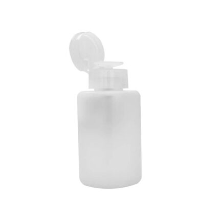 Erogatore a pompa1 PezzoContenitore di plastica ideale per contenere detergenti o solventi per unghie.Solo trasporto in posizione verticale .Dotato di: 	tappo flip-top; 	pratica pompa per un dosaggio perfetto.Specifiche tecnicheMateriale: plasticaContenuto601703 - Erogatore a pompa