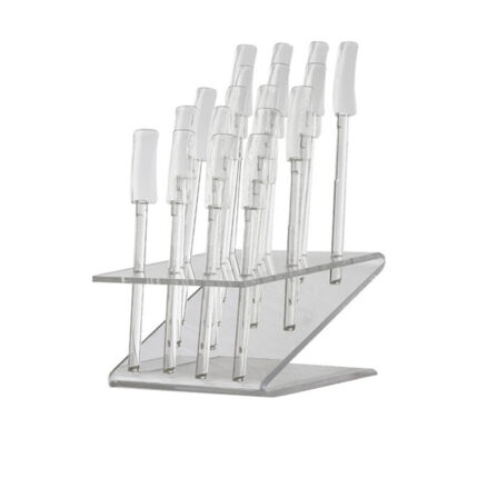 Espositore TipPer 18 coloriEspositore ideale per esporre le colorazioni degli smalti.Dotato di: