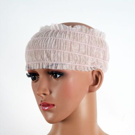 Fascia 4 elasticiin TNT.Fascia per capelli realizzata in TNT con 4 elastici.Utilizzabile nelle Spa e nei centri estetici