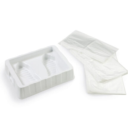 in politeneSacchetti per vaschette podologiche in Politene.Protezione per la vaschetta podologica
