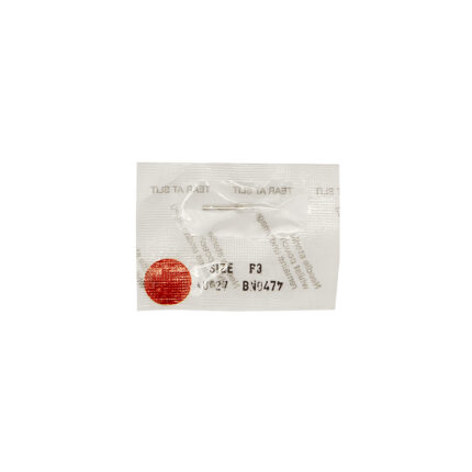 mentre lo stelo èisolato da un film plastico per la massima sicurezza.Gli aghi non isolati sono in metallo nudo su tutta la loro lunghezza