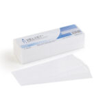 <strong>Strisce epilatorie<br /></strong><br />Strisce epilatorie:<br /><ul> 	<li>dimensioni 20 x 7 cm;</li> 	<li>confezione da 100 pezzi;</li> 	<li>in TNT (tessuto non tessuto).</li></ul><strong>Specifiche tecniche</strong><br /><strong>Materiale</strong>: TNT<br /><strong>Dimensioni</strong>: 20 x 7 cm<br /><b>Quantità: </b>100 pezzi<br /><br /><strong>Contenuto</strong><br />1x 651103 (strisce epilatorie)