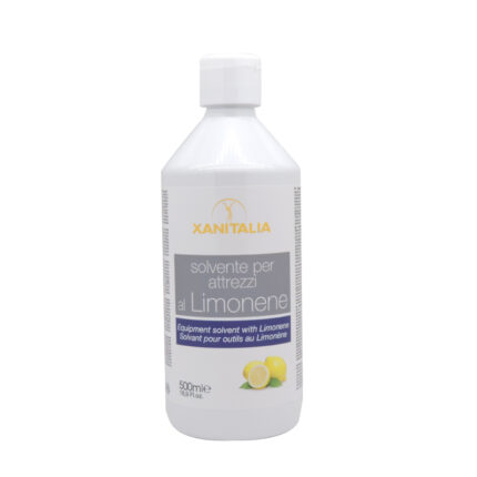 Solvente per rimozione cera 500mlSolvente per la detersione di strumenti estetici a base di limone.Studiato appositamente per la pulizia e la detersione degli strumenti utilizzati nel trattamento della cera depilatoria.Rimuove perfettamente la cera da spatole