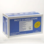 9%) da 500 ml;2 X compresse di garza sterile cm 18x40 cm in busta singola;10 X compresse di garza sterile 10x10 cm in busta singola;2 X teli sterili monouso cm 40 x 60;2 X pinzette di medicazione sterile monouso;1 X confezione rete elastica misura media;1 X confezione di cotone idrofilo da 20 g;2 X astuccio da 10 cerotti assortiti;2 X cerotti in rocchetto da 2