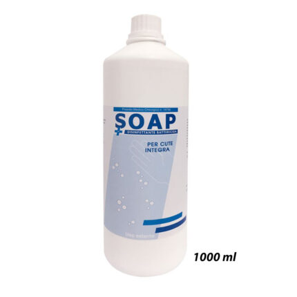 disinfezione mani e cutePresidio Medico Chirurgico.Reg. Min. Salute n. 19673.Sapone liquido disinfettante per mani e cute.Principi attivi: