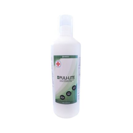 LIQUIDO DISINFETTANTE VIRUCIDA PULI-LITEPresidio Medico Chirurgico Reg. Min. Salute n. 20974PULI-LITE &egrave; un disinfettante-detergente a doppia azione. Il principio attivo Benzalconio cloruro unito ai tensioattivi non ionici garantisce una pulizia efficace; completano la formulazione un ingrediente appositamente pensato per ridurre gli aloni e una delicata fragranza che permane durante tutto il trattamento delle superfici. &Egrave; indicato per il trattamento di superfici e ambienti di centri estetici