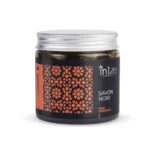 <p style="text-align: left;"><strong><img style="display: block; margin-left: auto; margin-right: auto;" src="https://cdn.shopify.com/s/files/1/0591/3834/3118/files/logo_INTAJ_bianco_480x480.jpg?v=1643633622" alt="" width="225" height="147" data-mce-fragment="1" /><br />Sapone Nero fiori d'Arancio<br /></strong><em>200 g</em></p>Ispirato al rituale Hammam