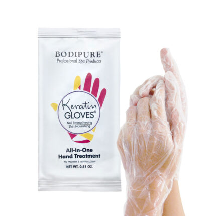 KERATIN GLOVES1 PaioGuanto contenente un&rsquo;emulsione dalla formula esclusiva per idratare la pelle