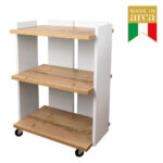 CARRELLO FRAME ROVERE per centri estetici