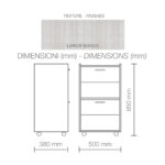 CARRELLO NINE 2 LARICE BIANCO - immagine 3