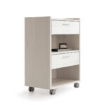 CARRELLO NINE 3 LARICE BIANCO per centri estetici