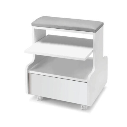 CARRELLO PEDICURE BATH BIANCO per centri estetici