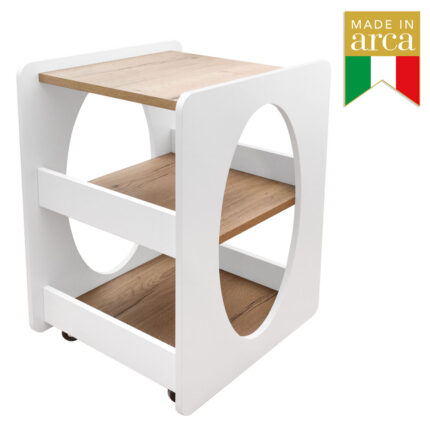 CARRELLO ROUND ROVERE per centri estetici