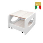 CARRELLO TECHNO LARICE BIANCO per centri estetici