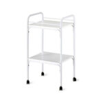 CARRELLO WHITE 2 RIPIANI per centri estetici