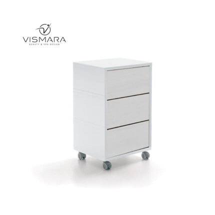 CASSETTIERA LIVING BIANCO OPACO V00 per centri estetici