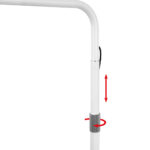 LAMPADA LED DA TERRA A MEZZALUNA - immagine 6