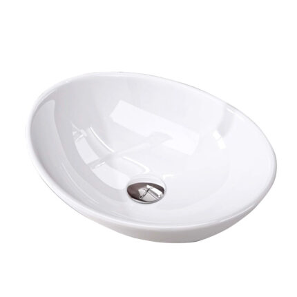 LAVABO OVALE IN CERAMICA per centri estetici