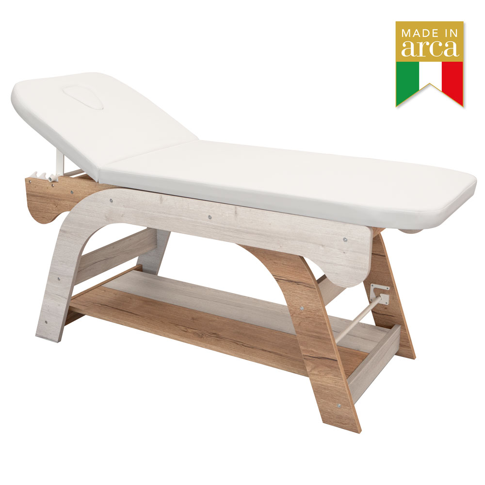 LETTINO BOOMY ROVERE/LARICE - Forniture professionali per centri estetici e spa LETTINO BOOMY ROVERE/LARICE per centri estetici