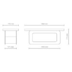 LETTINO CREO ROVERE NATURALE V52 - immagine 4