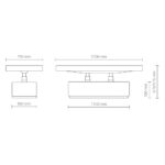 LETTINO EVO PLUS NOCE BIANCO V22 - immagine 5