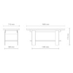 LETTINO LIVING ROVERE NATURALE V52 - immagine 4