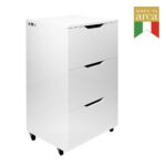MOBILE PORTA AUTOCLAVE 3 CASSETTI per centri estetici